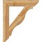 Ekena Millwork Funston Slat Rough Sawn Bracket, Western Red Cedar, 6"W x 36"D x 42"H BKT06X36X42FST06RWR - alternate 3